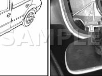 Motor For Mirror Adjustment Diagram for 2003 Volkswagen Golf GTI 2.8 V6 GAS