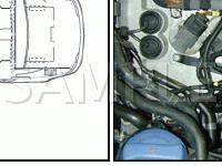 Engine Compartment Components Diagram for 2004 Volkswagen Phaeton  6.0 W12 GAS