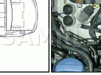 Engine Compartment Components Diagram for 2005 Volkswagen Phaeton W12 6.0 W12 GAS