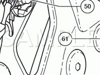 Rear Body Diagram for 2008 Volkswagen GTI  2.0 L4 GAS