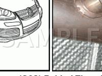 Underbody Diagram for 2008 Volkswagen Jetta S 2.5 L5 GAS