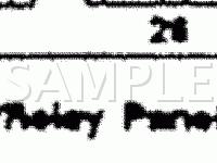 Fuse/Relay Panel Diagram for 1990 Volkswagen FOX  1.8 L4 GAS