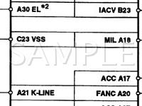 2000 Honda CR-V SE 2.0 L4 GAS Wiring Diagram